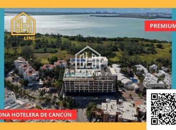 Departamento · 92m² · 1 Recámara · 1 Estacionamiento · Departamento de Lujo en Zona Hotelera de Cancún, 1 Recámara con Terraza y Vista Al Mar.
