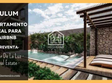 Departamento · 73m² · 1 Recámara · 1 Estacionamiento · Departamento de 1 Recámara con Terraza. Jacuzzi, Alberca, Yoga, Bar, Lavandería. Ideal Para Airbnb