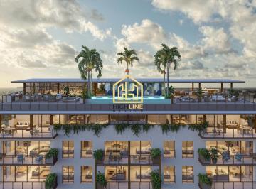 Departamento · 147m² · 3 Recámaras · 1 Estacionamiento · Departamento de 3 Habitaciones con Balcón en Cancún. Rooftop, Alberca, Gym, Entrega Inmediata.