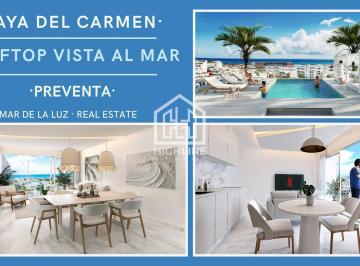 Departamento · 58m² · 2 Recámaras · 1 Estacionamiento · Departamento 2 Habitaciones con Terraza. Playa del Carmen. Rooftop, Vista Al Mar, Alberca, Gym.