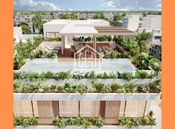 Departamento · 54m² · 1 Recámara · 1 Estacionamiento · Departamento de Una Habitación y Balcón en Playa del Carmen. Rooftop, Alberca, Bar, Gym.