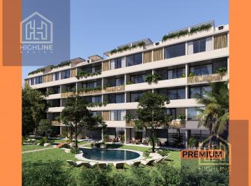 Departamento · 64m² · 1 Recámara · 1 Estacionamiento · Estudio con Terraza en Zona Sur de Cancún. Rooftop con Alberca. Ideal Para Airbnb. Preventa.
