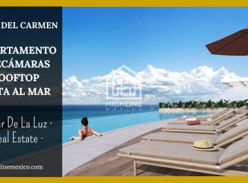 Departamento · 83m² · 2 Recámaras · 1 Estacionamiento · Departamento de 2 Recámaras. Rooftop con Vista Al Mar. Preventa. Playa del Carmen.