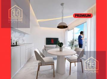 Departamento · 58m² · 2 Recámaras · 1 Estacionamiento · Departamento 2 Habitaciones con Terraza. Playa del Carmen. a 3 Min. del Mar, Rooftop, Alberca, Gym.