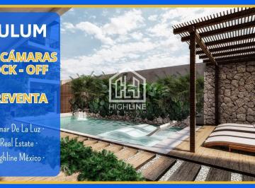 Departamento · 102m² · 2 Recámaras · 1 Estacionamiento · Departamento de 2 Recámaras Lock - Off. Tulum. Jacuzzi, Alberca, Yoga, Bar, Lavandería.