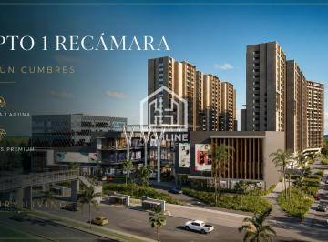 PREMIUM · Departamento de 1 Recámara con Balcón en Cancún. Cine, Alberca, Coworking. Sportbar. Preventa.