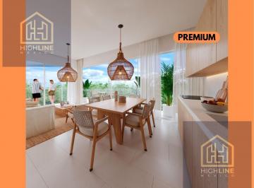 Departamento · 58m² · 2 Recámaras · 1 Estacionamiento · Departamento de 2 Recámaras con Terraza. Playa del Carmen. a 3 Min. del Mar, Rooftop, Alberca, Gym.