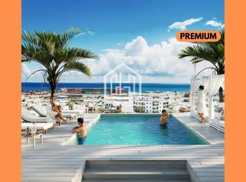 Departamento · 65m² · 2 Recámaras · Departamento 2 Habitaciones con Terraza. Playa del Carmen. a 3 Minutos de La Playa. Rooftop, Alberca