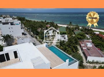 Departamento · 31m² · 1 Recámara · 1 Estacionamiento · Estudio con Balcón y Vista Al Mar. Puerto Morelos. Rooftop, Alberca, Restaurante.