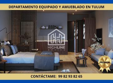 Departamento · 50m² · 1 Recámara · 1 Estacionamiento · Estudio con Balcón en Venta. Financiamiento Directo a 12 y 18 Meses. Entrega Nmediata. Ideal Arbnb