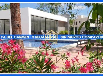ENTREGA INMEDIATA · Oportunidad! Casa de 3 Recámaras con Terraza. Sin Colindancias. playa del Carmen. Entrega Inmediata