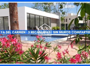 ENTREGA INMEDIATA · Oportunidad! Casa de 3 Recámaras con Terraza. Sin Colindancias. playa del Carmen. Entrega Inmediata