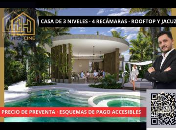 PREVENTA · Oportunidad en Preventa. Casa de 4 Habitaciones con Rooftop (Jacuzzi Opcional) en Playa del Carmen