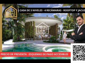 PREVENTA · Oportunidad en Preventa. Casa de 4 Habitaciones con Rooftop (Jacuzzi Opcional) en Playa del Carmen