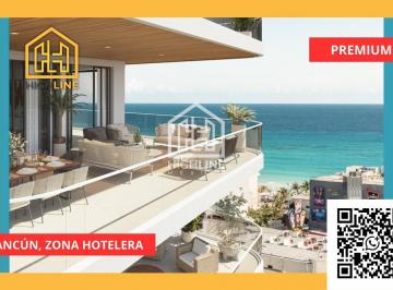 Departamento · 166m² · 2 Recámaras · 2 Estacionamientos · Ideal Para Airbnb. Departamento en Zona Hotelera de Cancún. Exclusividad y Lujo. Preventa.