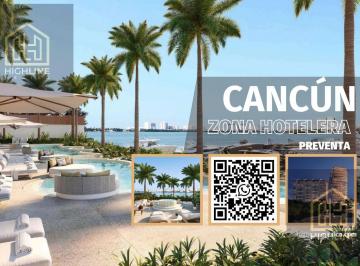 Departamento · 324m² · 3 Recámaras · 2 Estacionamientos · Exclusivo Departamento Vista Al Mar y La Laguna. Cancún, Zona Hotelera. Amenidades Premium.