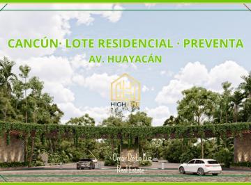 ZONA DE ALTA PLUSVALÍA · Oportunidad de Inversión. Lote Residencial en Cancún, Zona Sur. Amenidades Premium. Preventa.