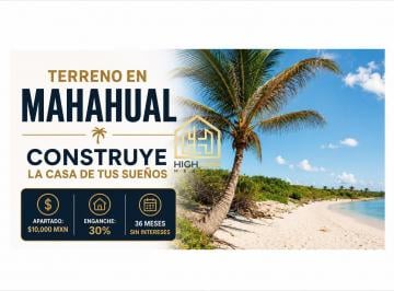 Terreno / Lote · 600m² · Terreno en Venta Frente Al Mar en Mahahual Financimiento