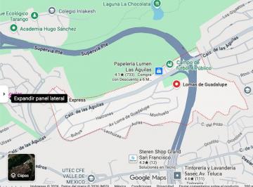 Terreno / Lote , Alvaro Obregón · Terreno en Venta en Lomas de Guadalupe, Calzada Las Aguilas. Álvaro Obregón