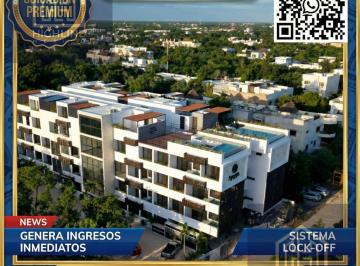 Departamento · 74m² · 2 Recámaras · 1 Estacionamiento · Departamento en Venta en Tulum 2 Habitaciones Lock - Off con Alberca Roi Inmediato Gym Crypto