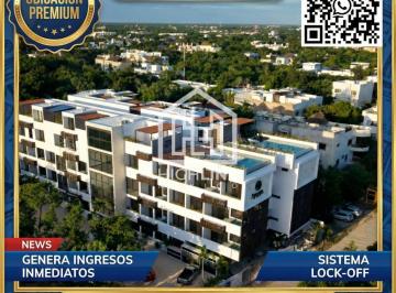 Departamento · 74m² · 2 Recámaras · 1 Estacionamiento · Departamento en Venta en Tulum 2 Habitaciones Lock - Off con Alberca Roi Inmediato Gym Crypto
