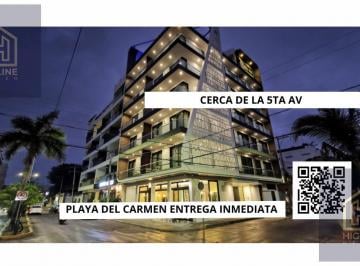 Departamento · 39m² · 1 Recámara · 1 Estacionamiento · Studio en Venta Playa del Carmen Cerca de La Playa con Alberca y Gimnasio