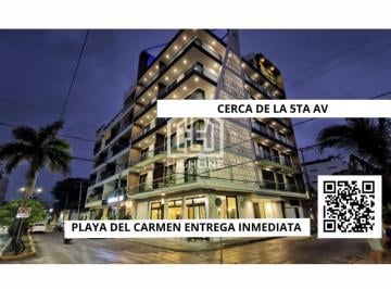 Departamento · 39m² · 1 Recámara · 1 Estacionamiento · Studio en Venta Playa del Carmen Cerca de La Playa con Alberca y Gimnasio