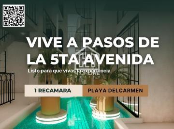 Departamento · 63m² · 1 Recámara · 1 Estacionamiento · Penthouse de 1 Habitacion en Playa del Carmen en Zona Centro