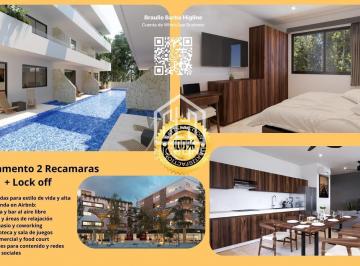 Departamento · 147m² · 2 Recámaras · 1 Estacionamiento · Departamento Invierte en Tulum Zona Aldea Zama con Alto Potencial de Renta