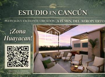 Departamento · 64m² · 1 Recámara · 1 Estacionamiento · Estudio Cancun I Exclusividad I Plusvalía I Zona Huayacan