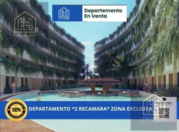 Departamento · 78m² · 2 Recámaras · 1 Estacionamiento · Departamento Amueblado en Tulum, Zona La Veleta
