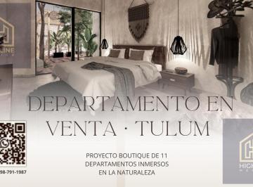 Departamento · 73m² · 1 Recámara · Departamento 1 Habitacion en Tulum con Alberca, 10 Minutos de La Playa