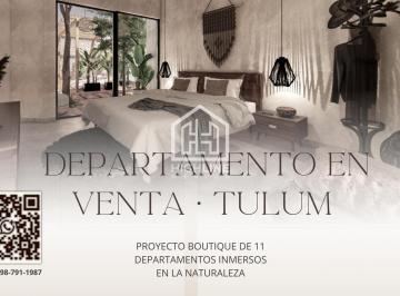 Departamento · 73m² · 1 Recámara · Departamento 1 Habitacion en Tulum con Alberca, 10 Minutos de La Playa