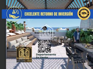 Departamento · 36m² · 1 Recámara · 1 Estacionamiento · Departamento 1 Recámara con Amenidades Exclusivas |alberca| Gym | Spa/jacuzzi | Solarium| Camastros