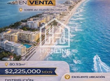Departamento · 80m² · 3 Recámaras · 2 Estacionamientos · Departamento en Cancún