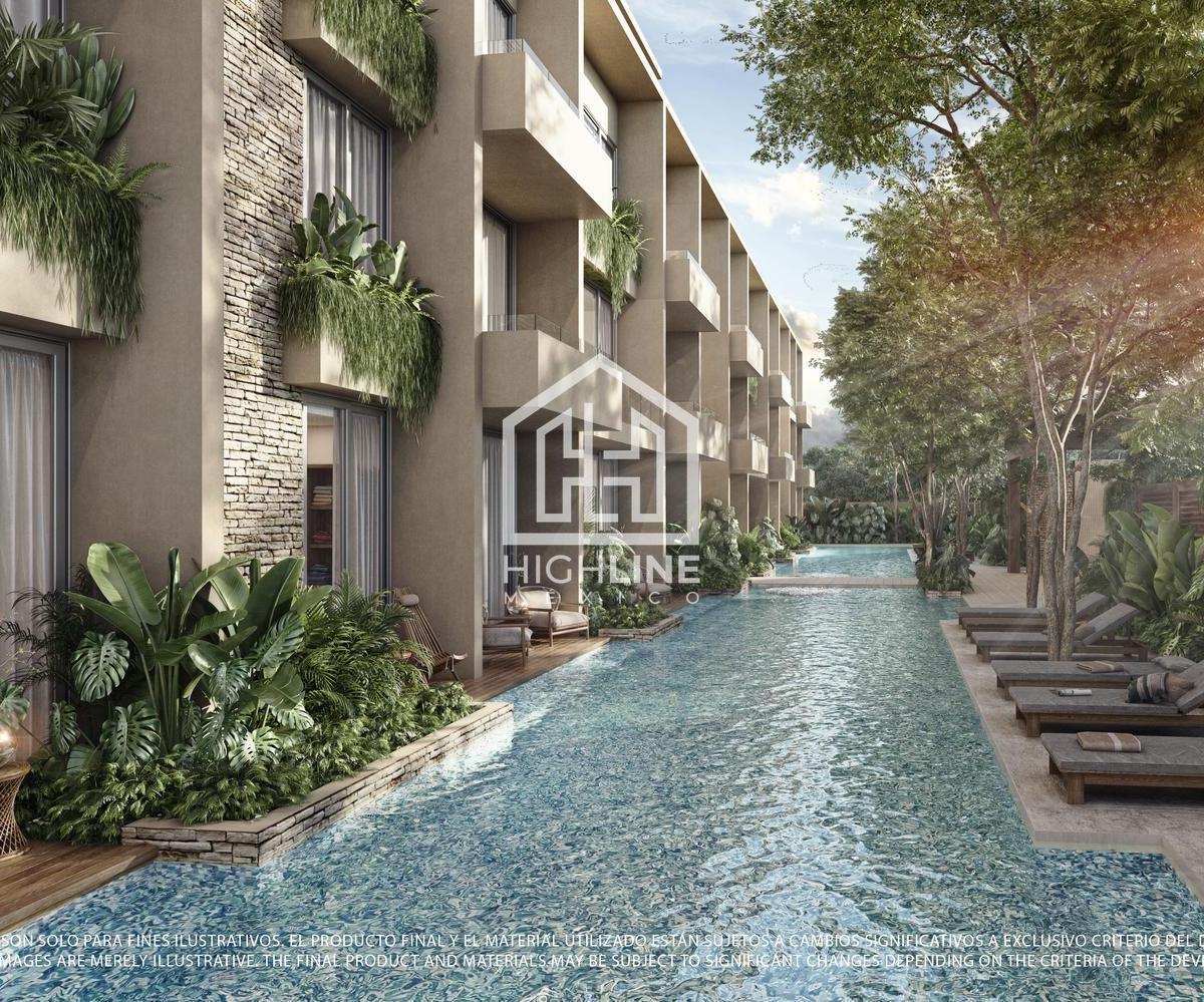 2-Bedroom Apartment for Sale in Tulum with Pool, Gym, and 24/7 Security
