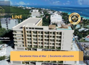 Departamento · 51m² · 1 Recámara · 1 Estacionamiento · Departamento en Puerto Morelos | Rooftop y Vista Mar |rooftop: con Asoleadero, Jacuzzi, Alberca