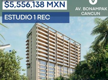 Departamento · 73m² · 1 Recámara · 1 Estacionamiento · Preventa Condos I Alta Plusvalía I Av Bonampak Cancun I Shopping Zone I Rooftop 360