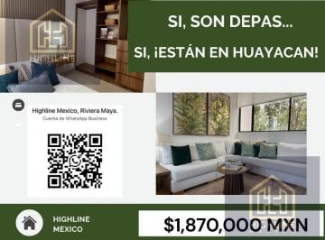 Departamento · 80m² · 3 Recámaras · 1 Estacionamiento · Departamentos I Entrega Inmediata I Zona Huayacan Cancun I Alberca I Rentabilidad en Cancún