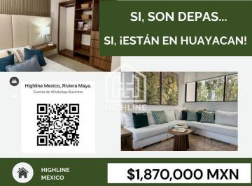 Departamento · 80m² · 3 Recámaras · 1 Estacionamiento · Departamentos I Entrega Inmediata I Zona Huayacan Cancun I Alberca I Rentabilidad en Cancún