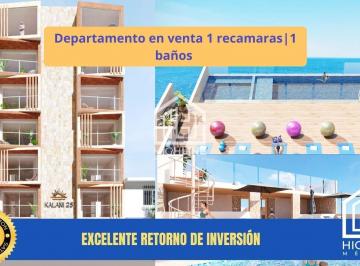 Departamento · 57m² · 2 Recámaras · 1 Estacionamiento · Oportunidad Departamento con Vista Al Mar en Playa del Carmen
