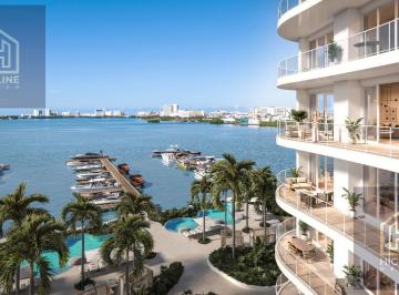 Departamento · 259m² · 3 Recámaras · 1 Estacionamiento · Oportunidad Departamento en Zona Hotelera Exclusiva Residencia Frente a La Laguna Nichupté en Cancún
