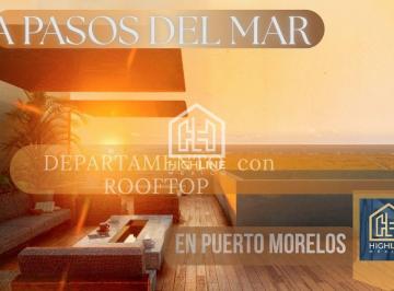 Departamento · 62m² · 1 Recámara · 1 Estacionamiento · Departamento Ideal Para Renta Vacacional, Ubicado en Puerto Morelos