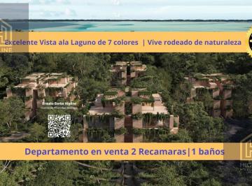 Departamento · 247m² · 2 Recámaras · 1 Estacionamiento · Oportunidad Departamento en Bacalar Invierte en Único Frente a La Laguna de Bacalar