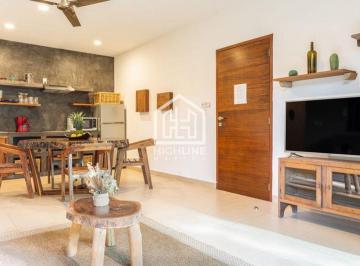Departamento · 94m² · 2 Recámaras · 1 Estacionamiento · Departamento en Venta en La Veleta Tulum con Terraza, Patio y Planta Baja