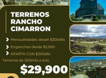 Terreno / Lote , Tecate · Rancho Cimarron