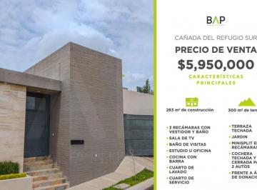 Casa de 3 habitaciones, León · Casa de 300 m² con 3 Recámaras en Venta en Cañada del Refugio