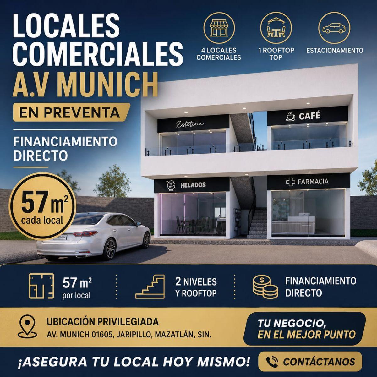 Commercial Spaces on Av. Munich – Invest in Pre-Sale with an Excellent Location