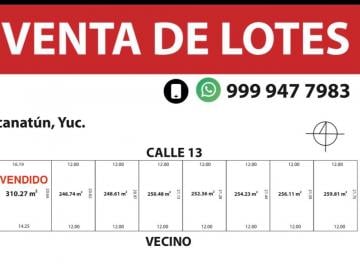Terreno / Lote en Venta Xcanatún · Xcanatún Mérida Lotes Premium