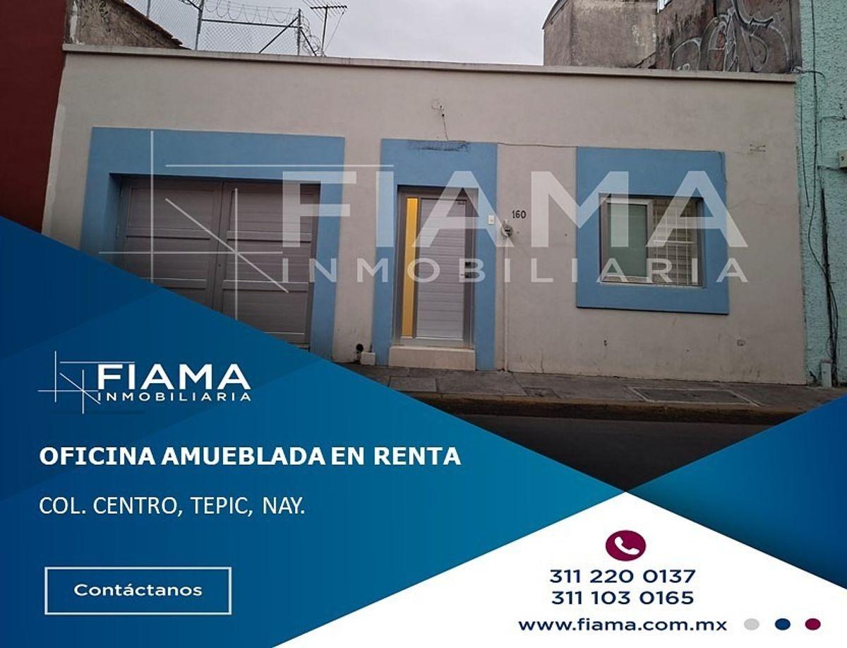 Furnished Office for Rent in Col. Centro, Tepic, Nayarit. (En)